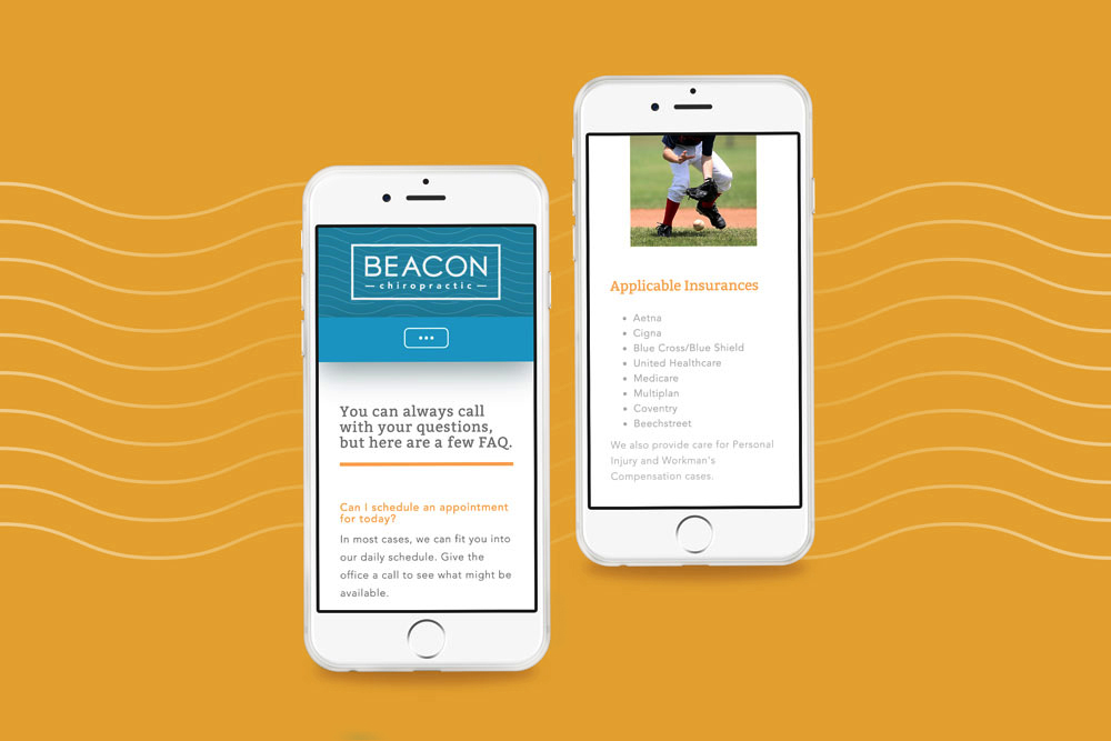 Beacon Chiropractic: Mobile Website Design